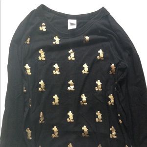 Disney Mickey Mouse Sweater - L - Gold Icon - NWOT